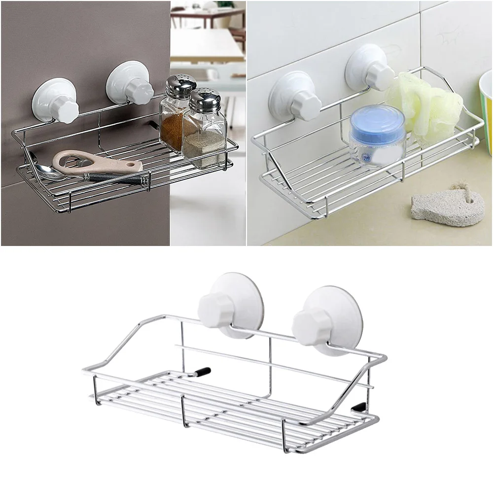 

Suction Cup Soap Dish Stainless Steel Waterproof Vacuum Holder Premium Quality Non Rust Bathroom Kitchen