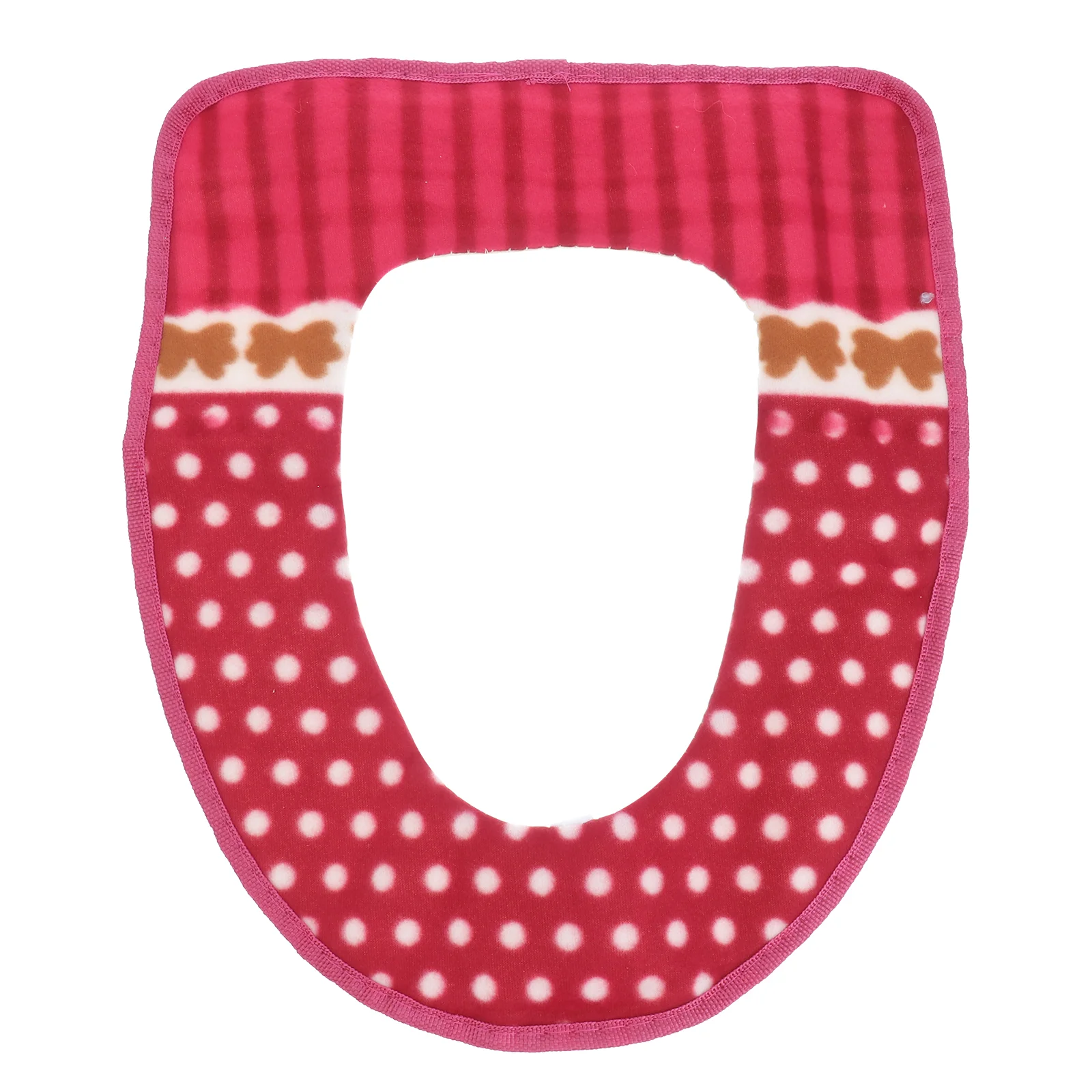 

and Warm Toilet Seat Cover Washable Toilet Seat Pad with Hook and Loop Self Adhesive Tapes (Red) toilet lid cover