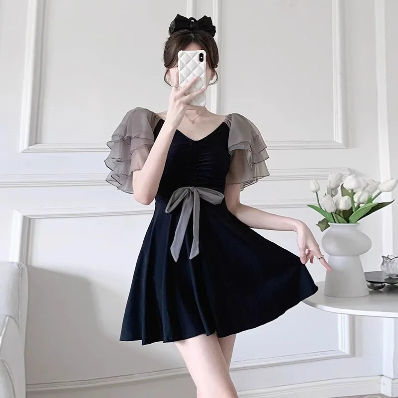 Women's New High-end Style Slimming and Belly-covering One-piece
