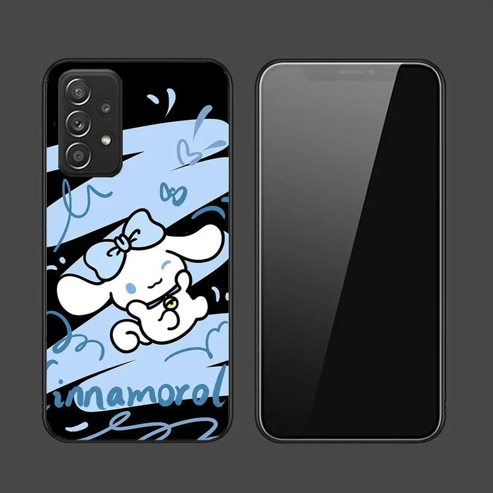 Sanrio Cinnamoroll TPU Phone Case For Samsung Galaxy A13 A52 A53 A73 A32 A51 A22 A12 A20e A50 A21 A72 A70 S 4G 5G Luxury Cover