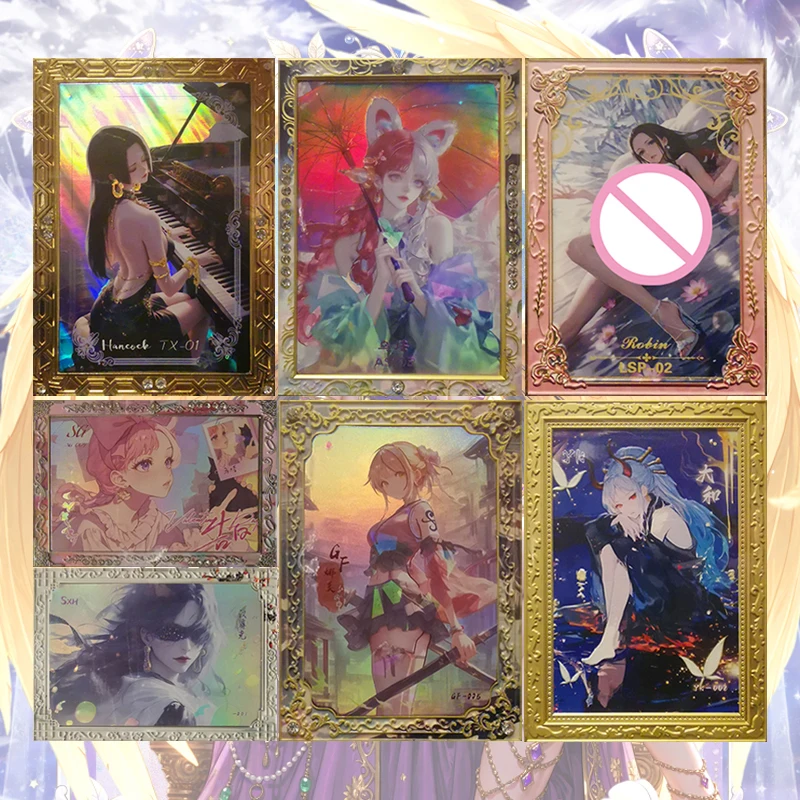 Anime One Piece SG GF SXH AS LSP TX Cards Metal Card Nami Hancock Robin Perona Uta Vivi Yamato Reiju Shirahoshi Collection Cards