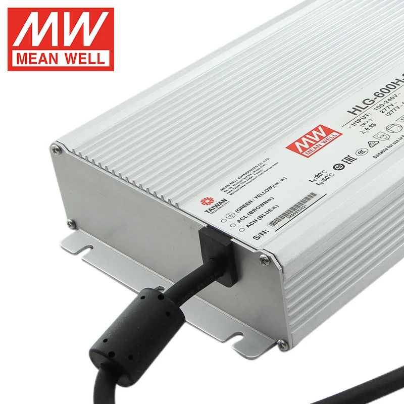 Mean Well HLG-600H-30AB LEDドライバー（3 in 1調光機能付き）