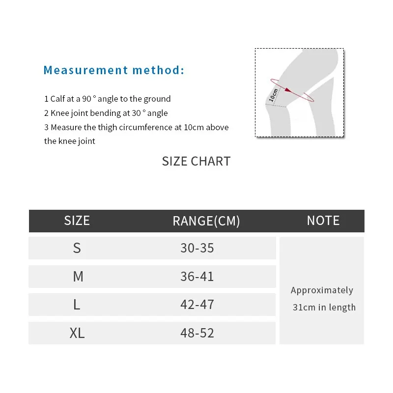 Knee Sleeve Support Brace Sports Compression with Pressure Belt for Joint Pain With Side Stabilizers & Patella Gel Pads