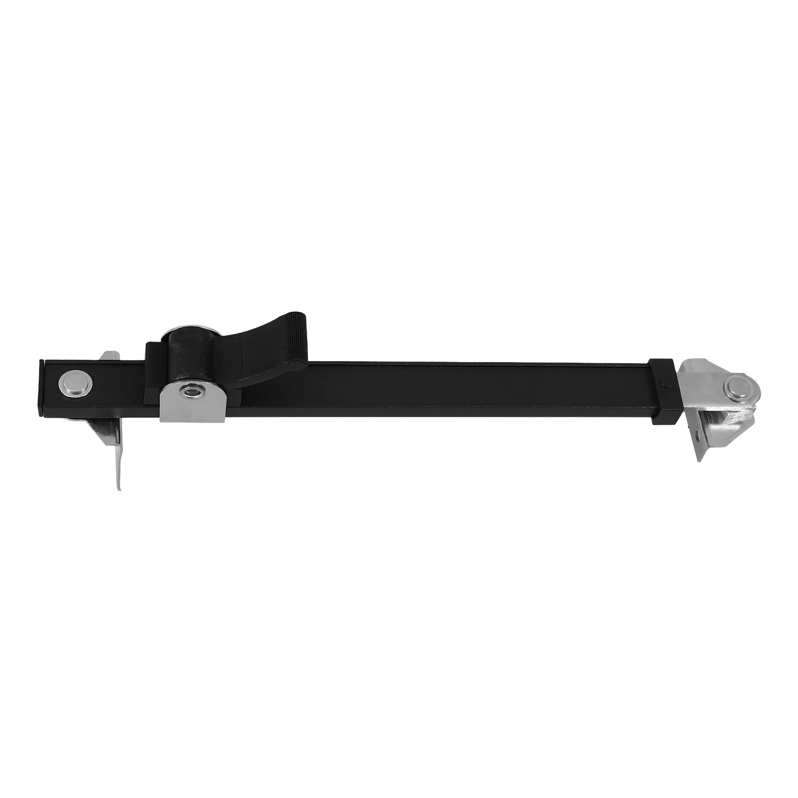 

Sliding Window Security Bar Windproof Bracket Heavy Duty Adjustable Length Easy Install Door Closer with Hold Open