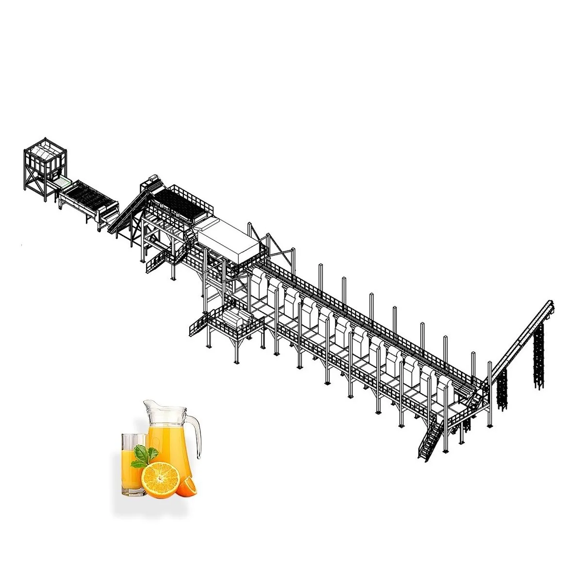 Industrial Half Cut Orange Juicer Machine Orange Peel Cut Machine