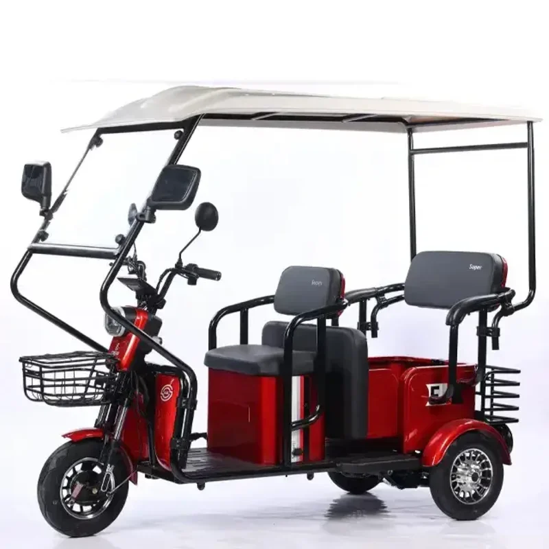 Hot-selling Direct Wholesale Great Standard 20Ah 72v 1000W Aluminum Alloy 3 Wheel Electric Tricycle With Canopy