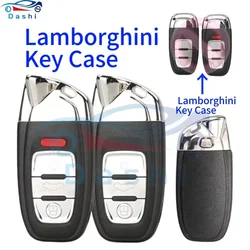 da shi Iogo For Lamborghini Original Replacement Remote Car Key Shell Case Cover 3 Buttons With Uncut Blade with logo