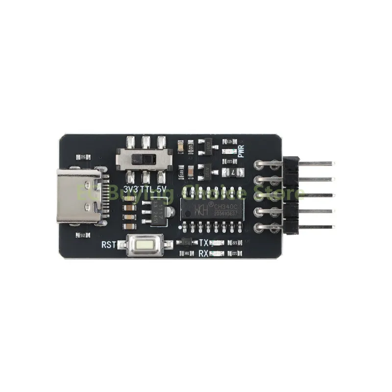 5 قطعة/1 قطعة CH340C STC ISP برنامج متحكم تلقائيا تنزيل وحدة مبرمج USB Type-C إلى UART لوحة المنفذ التسلسلي