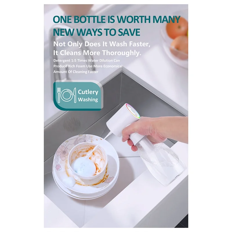 

T99C-многофункциональный электрический дозатор пенящегося шампуня, водонепроницаемый для очистки окон, дозатор мыла для купального туалета