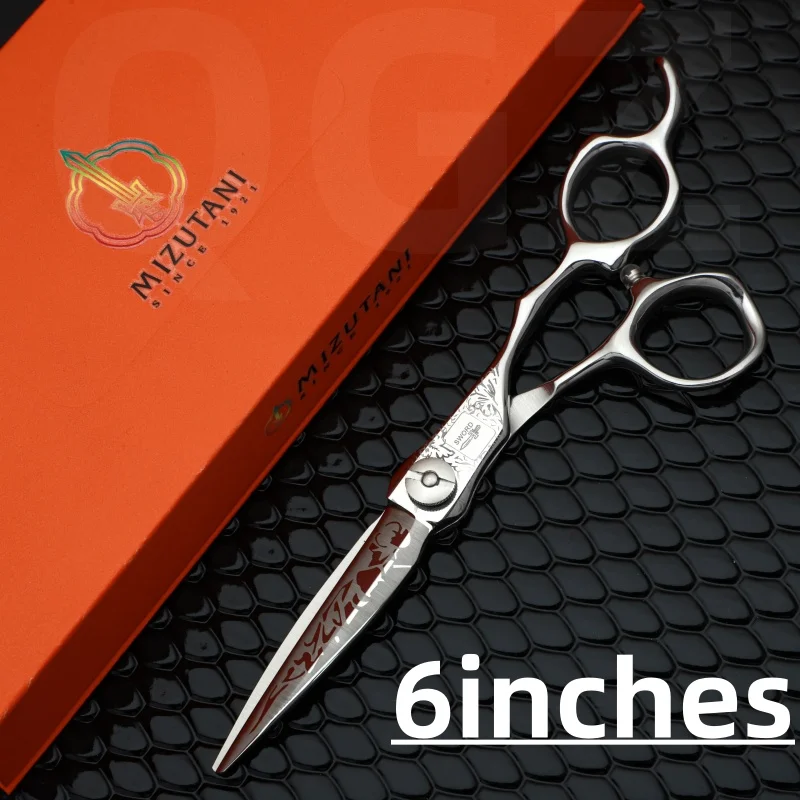 

Mizutani Professional left-handed scissors Barber texture thinning shears VG10 6-7inch Hair cutting tools