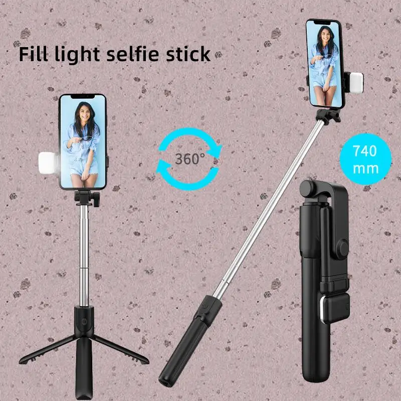 

Ultimate Bluetooth Selfie Stick with Beauty Filter for Live Streaming - Capture Perfect Moments with Ease