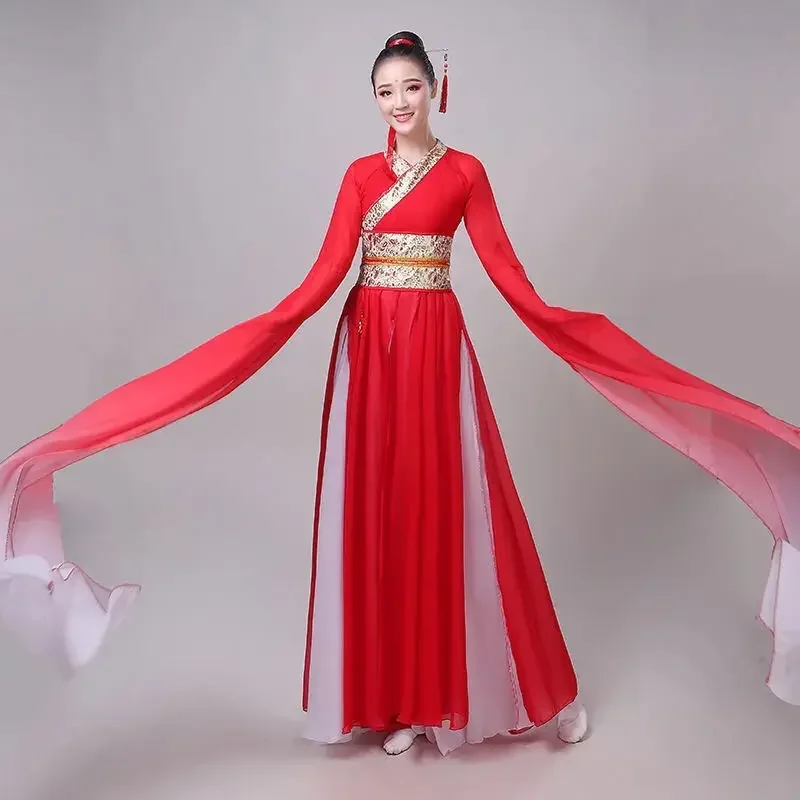 Tradycyjny strój chiński dla kobiet Han Dress Dance Stage Tang garnitury na festiwal Hanfu strój imprezowy wróżka starożytny kostium Hanfu