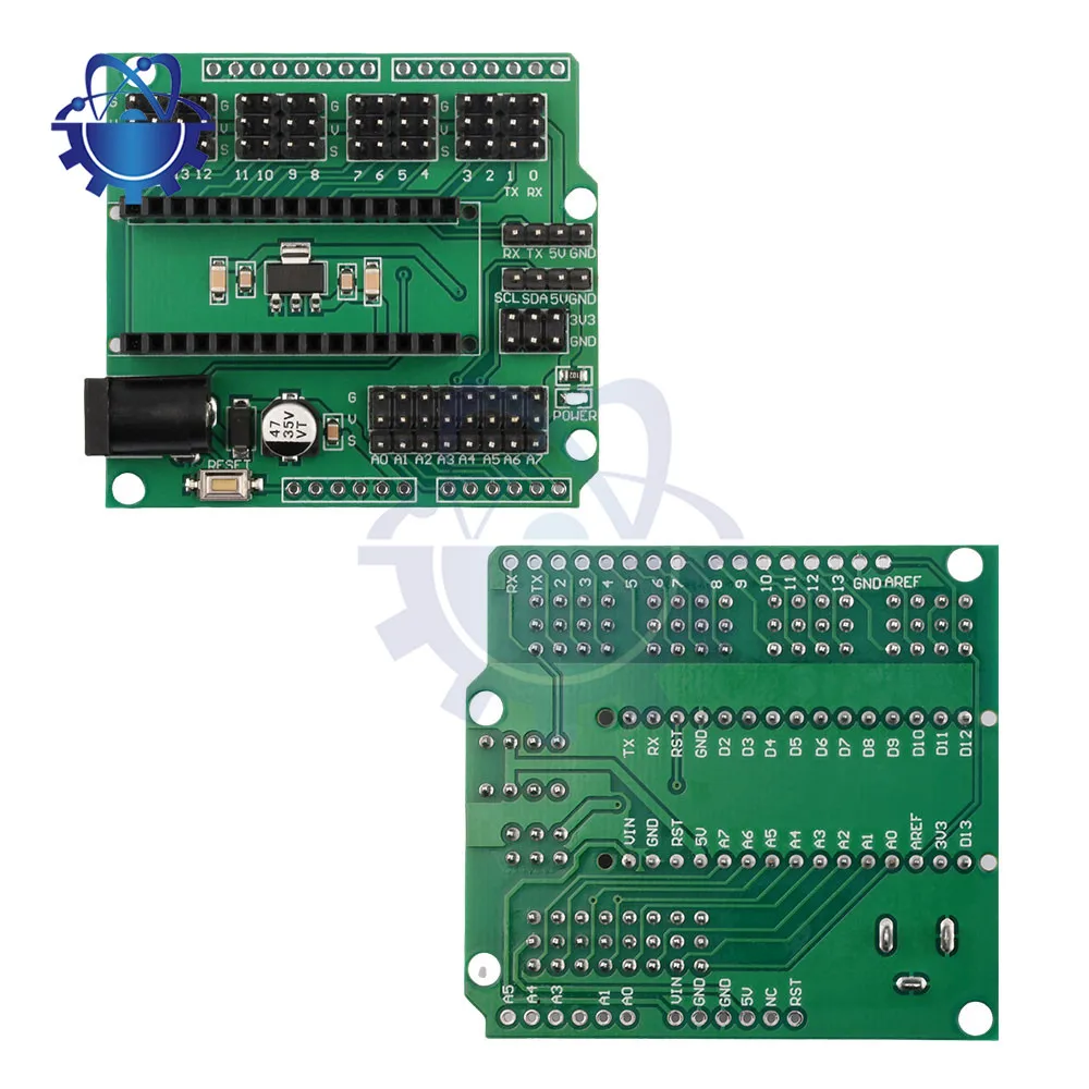 NANO V3.0 R3 Expansion Board Module Board Dual Purpose Development Board Expansion Board Power Supply Base Board For Arduino