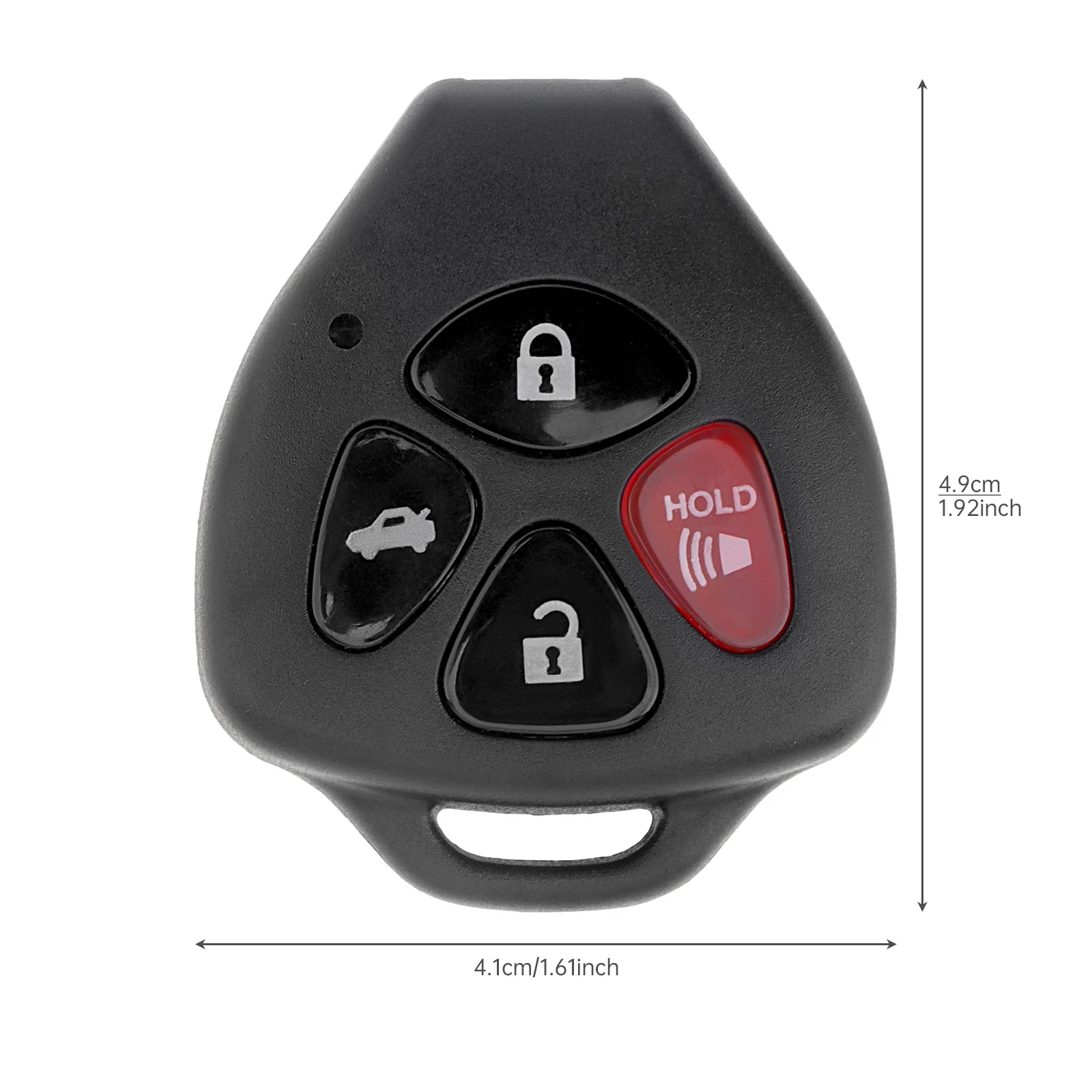 3 4 Buttons Car Remote Key Shell Fob Case Fit for Toyota Yaris Venza Corolla RAV4 TC XA XD Smart Remote Control Key Fob Cover