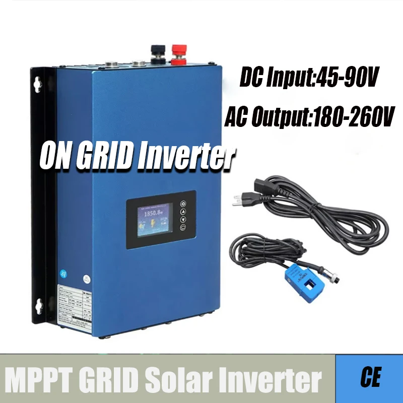 1000W Wind Grid Tie Inverter with Limiter /Dump Load Controller/Resistor for 3 Phase 45v-90v Wind Turbine Generator use for Grid