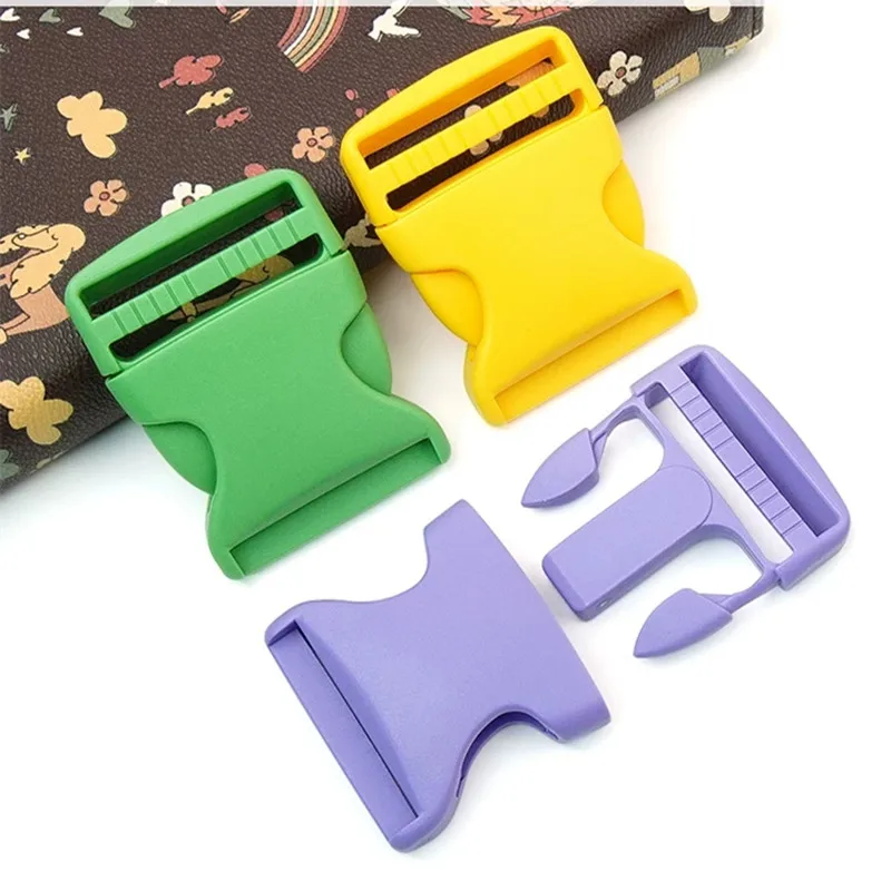 1pcs 50mm Colorful side-buckle backpack, clothing, outdoor tents and other accessories - DIY practical attachments