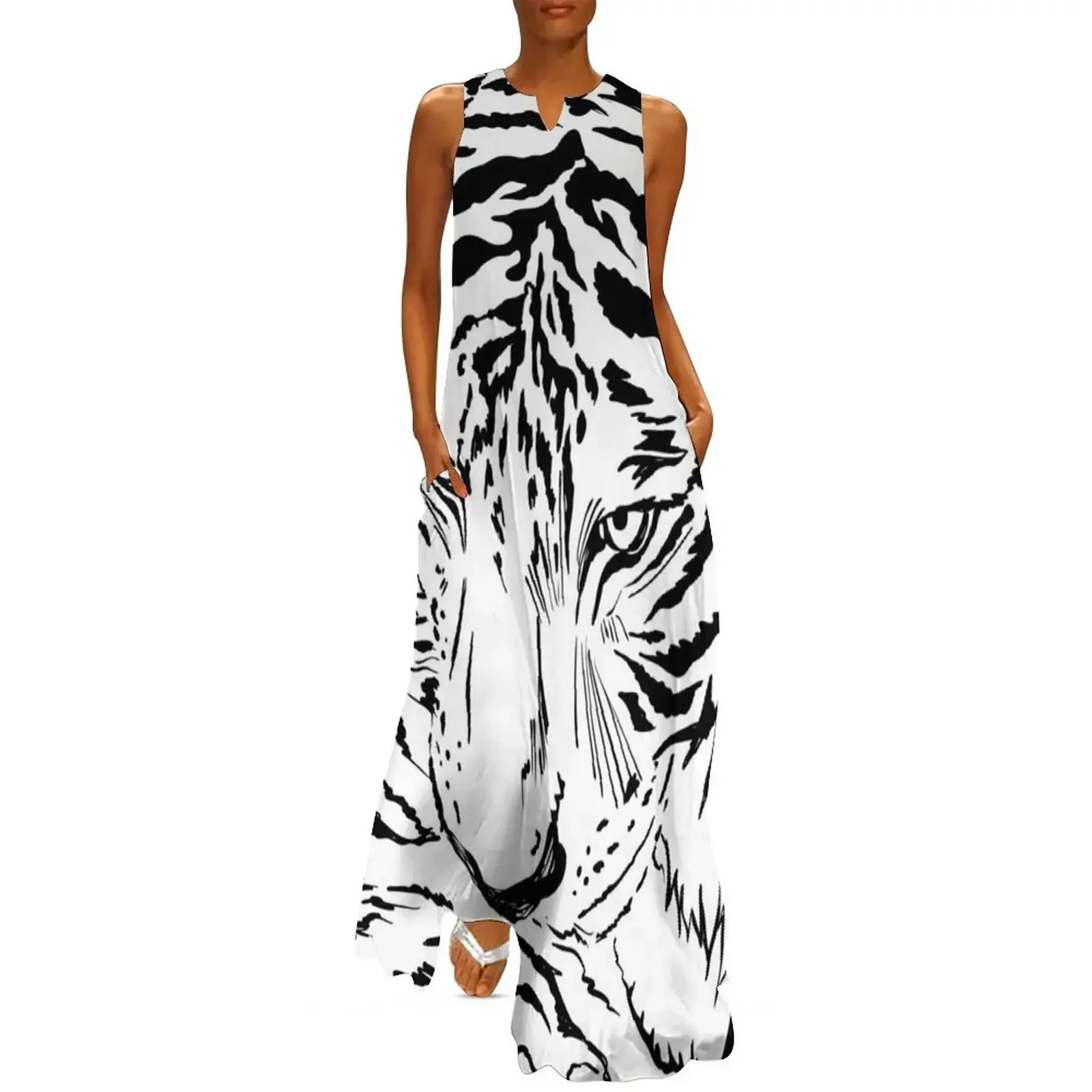 

Tiger look Long Dress Women's long dress women dresses Bride dresses elegant and pretty women's dresses Dress