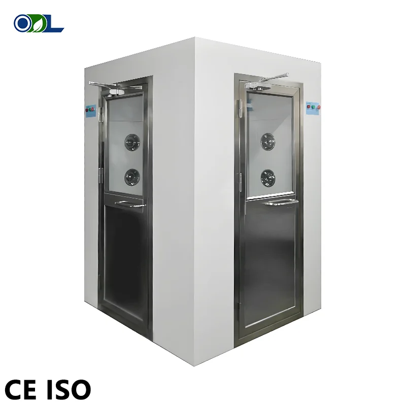 High-end Customization GMP Stainless Steel Clean Room Air Shower Cabin With Automatic Door For Cleanroom