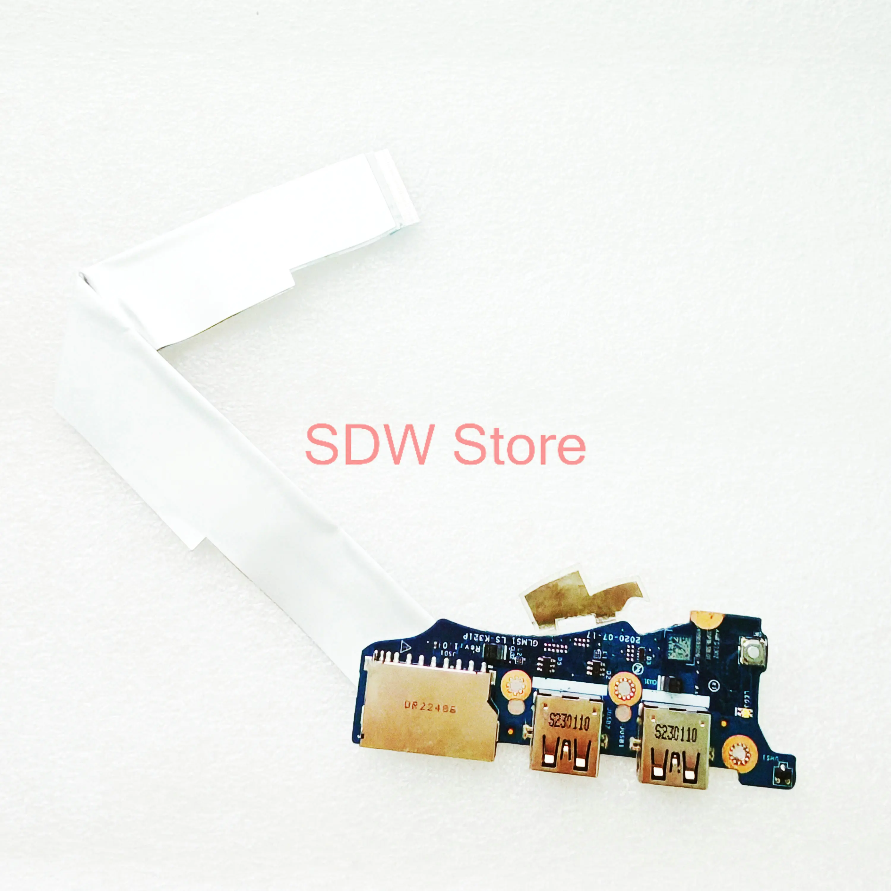 LS-K321P For Lenovo IdeaPad 5-14ITL05 Card Reader USB Board With Cable 5C51B39801 GLMS1 LS-K321P 100% Tested Fast Ship