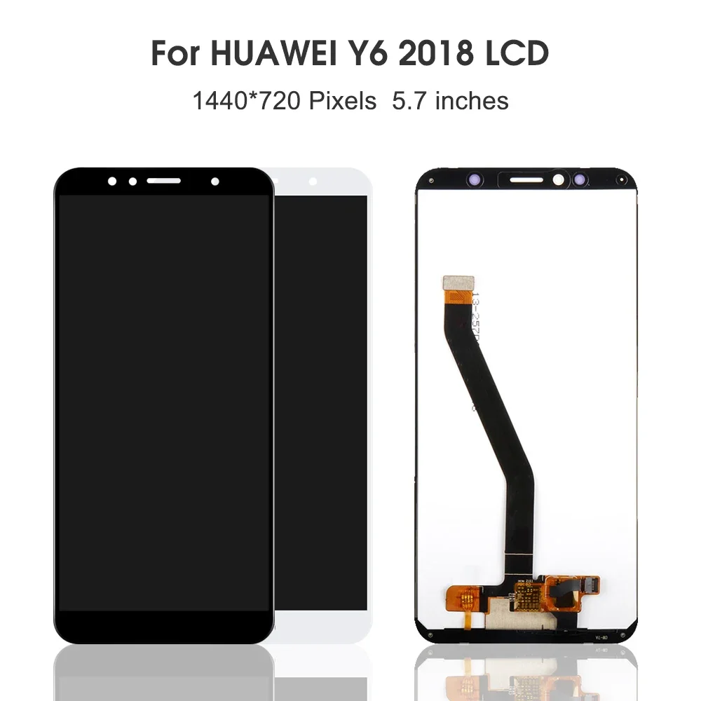 For HUAWEI 5.7\'\'Y6 2018 For  Y6 Prime 2018 ATU-L11 LX3 L21 L22 LCD Display Touch Screen Digitizer Assembly Replacement