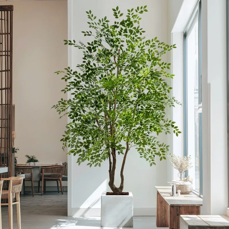 

Advanced Bionic Green Plant Living Room Fake Tree Ornament Landscaping Decoration