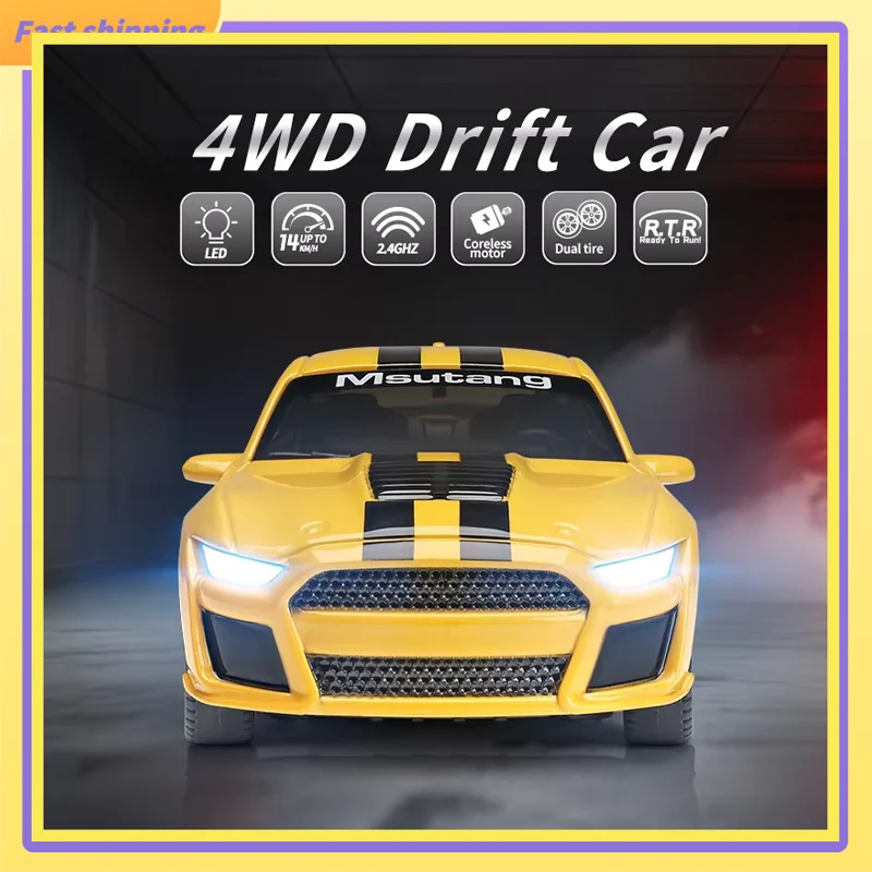 

K4308 1:43 Электрический 4wd Racing Drift Car Мини Настольный Пульт Дистанционного Управления Радиоуправляемая Игрушка Подарок Для Детей