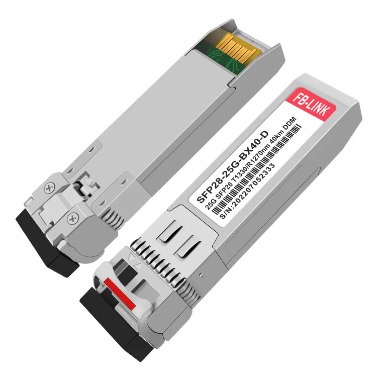 25G Optical Module Single Mode Single Core Fiber Module T1330/R1270nm Single Fiber Transmission 40KM