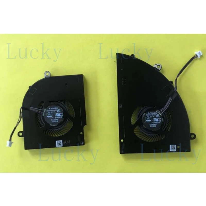 f   For MSI Delta 15 MS-15CK CPU GPU Cooling Fan BS5405HS-U5N BS5405HS-U5P