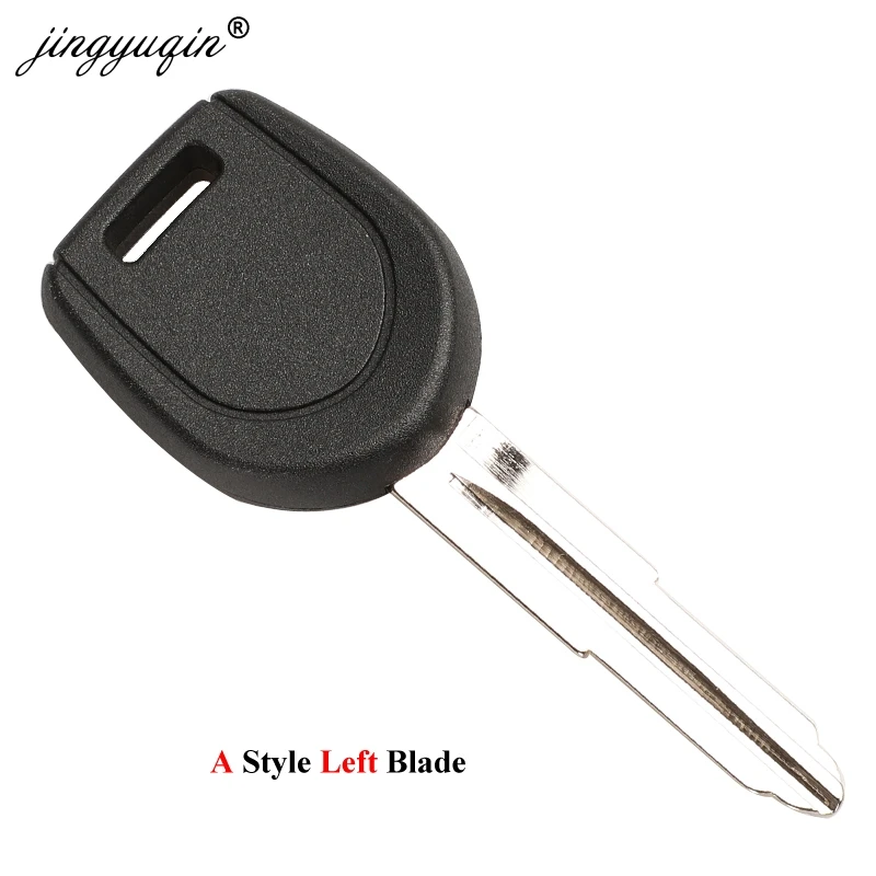 jingyuqin Transponder Remote Car Key Shell Case Fob For MITSUBISHI Colt Lancer Mirage Outlander Pajero Left/Right Blade No Chip