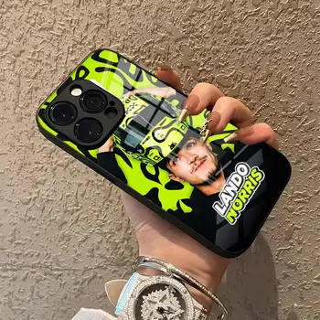 Pouzdro z tvrzeného skla F1 Formule 1 Lando Norris pro iPhone 15 Pro Max 14 Pro 12 11 13 Mini X XR XS 8 7 Plus SE 12 nejlepší prodej Kryt Formule 1 pro iPhone X - №6