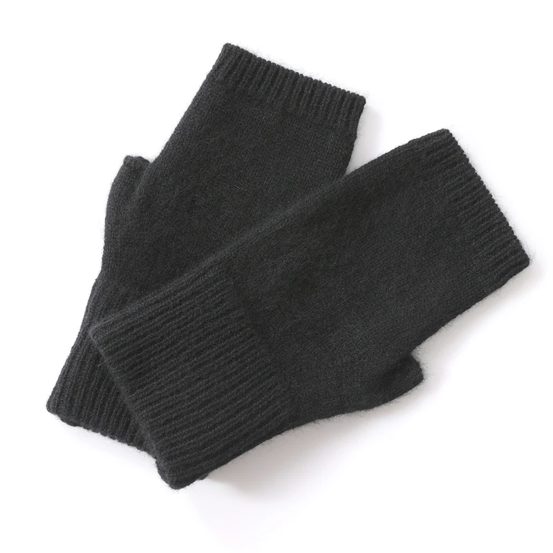 ถุงมือแคชเมียร์แท้ 100% คุณภาพสูง สำหรับฤดูใบไม้ร่วงและฤดูหนาว แบบหนา ครึ่งนิ้ว ชิ้นเดียว ให้ความอบอุ่น ป้องกันความหนาว ยืดหยุ่น ลายสก็อต