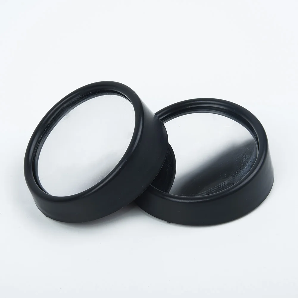 Car Wide Angle Mirror 360 Rotation Adjustable Convex Blind Spot Mirror Rear View 5.5*2cm for Black Hot Sale Brand New