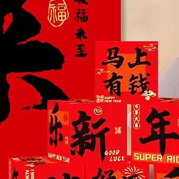 新年の雰囲気の装飾シーン-中国の春節の楽しい飾り付け