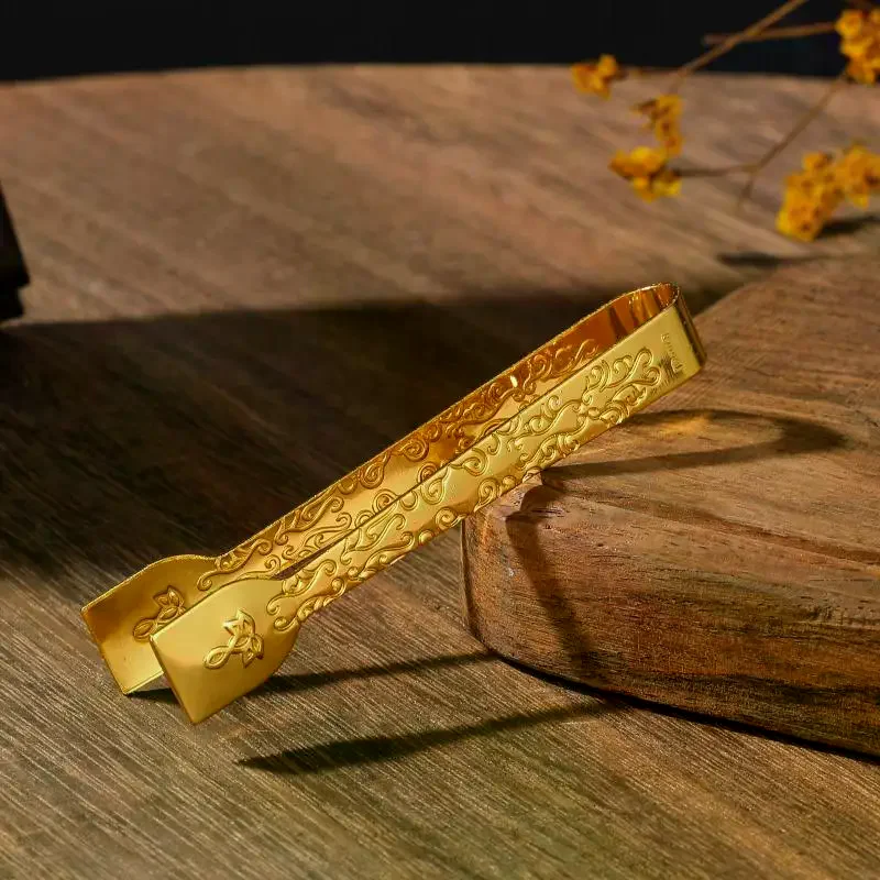 Charcoal Burner Tweezers Long Metal Comfortable Gripping Small Tongs For Incense Charcoal For Enthusiasts Home Fragrance Lovers