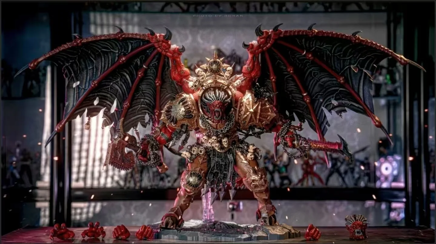 

JOYTOY 1/18 Dark Source 40K World-Swallower Terror Demon Gene Primrose Angron Модель персонажа Игрушка Подарочная коллекция