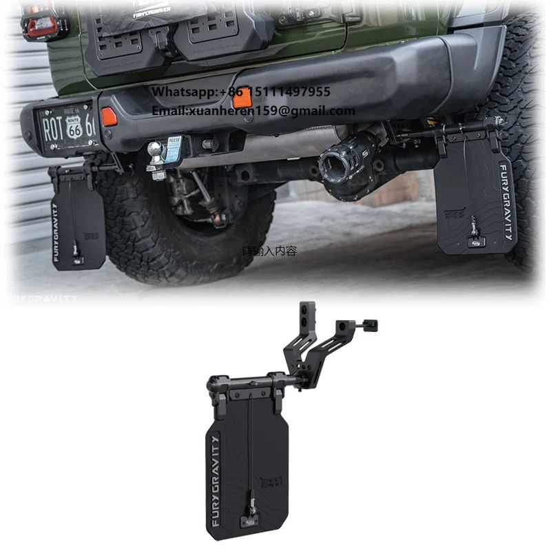 

Fury 2018+ Accessories Aluminum Alloy MUD GUARDS Mud Flaps Splash Guards Mudguard for Jeep wrangler JL