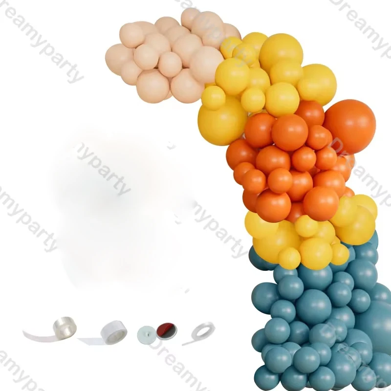 118 aquí viene el sol Kit de guirnaldas de globos globos azul limón novia boda cumpleaños Baby Shower género revelar decoración de fiesta infantil