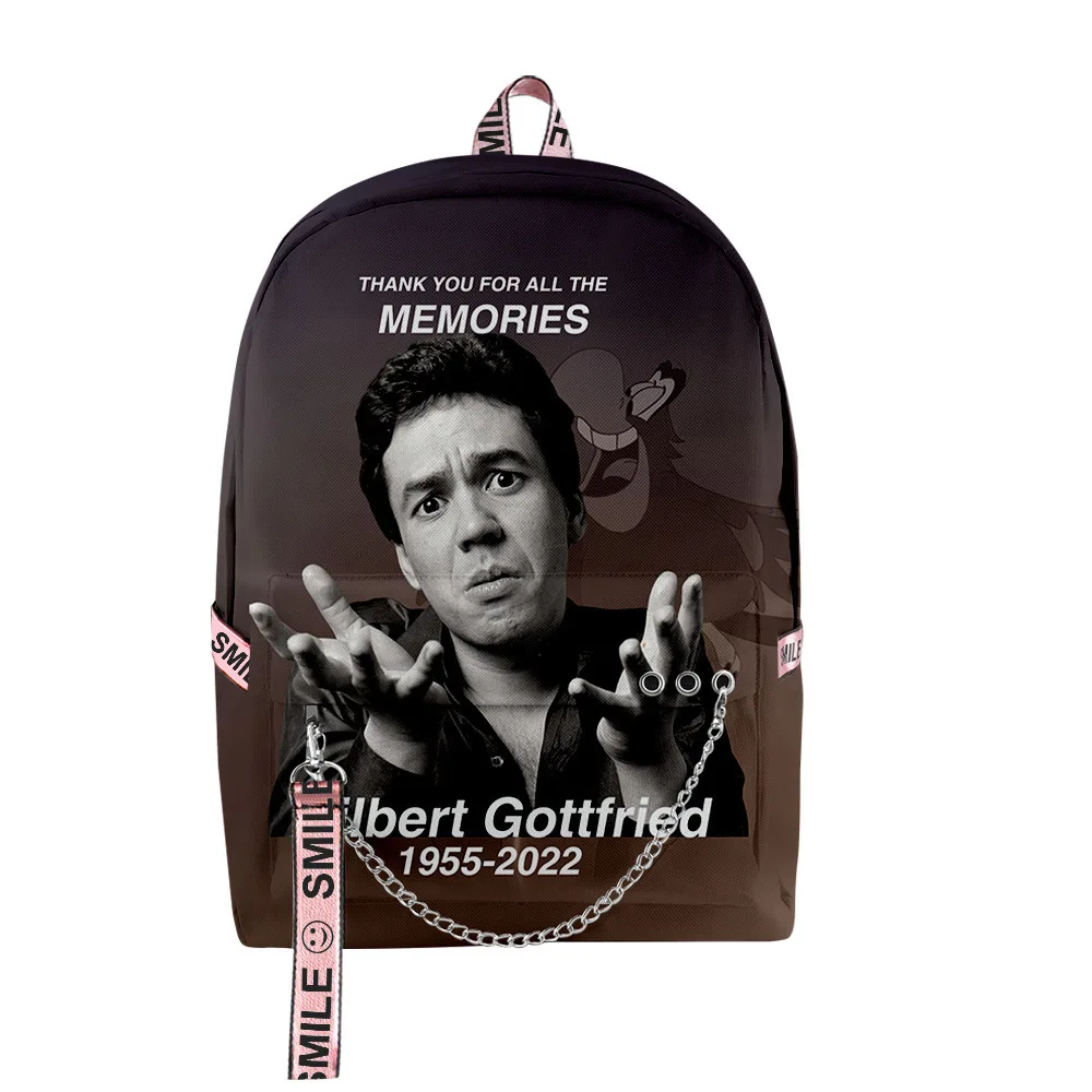 

Hip Hop Popular Funny Gilbert GOttfried Student School Bags Unisex 3D Print Oxford Notebook multifunction Travel Backpacks