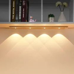 LED Night Light USB Motion Sensor Ultra Thin LED Wine cooler Light For Kitchen Cabinet Bedroom Wardrobe Indoor Lighting