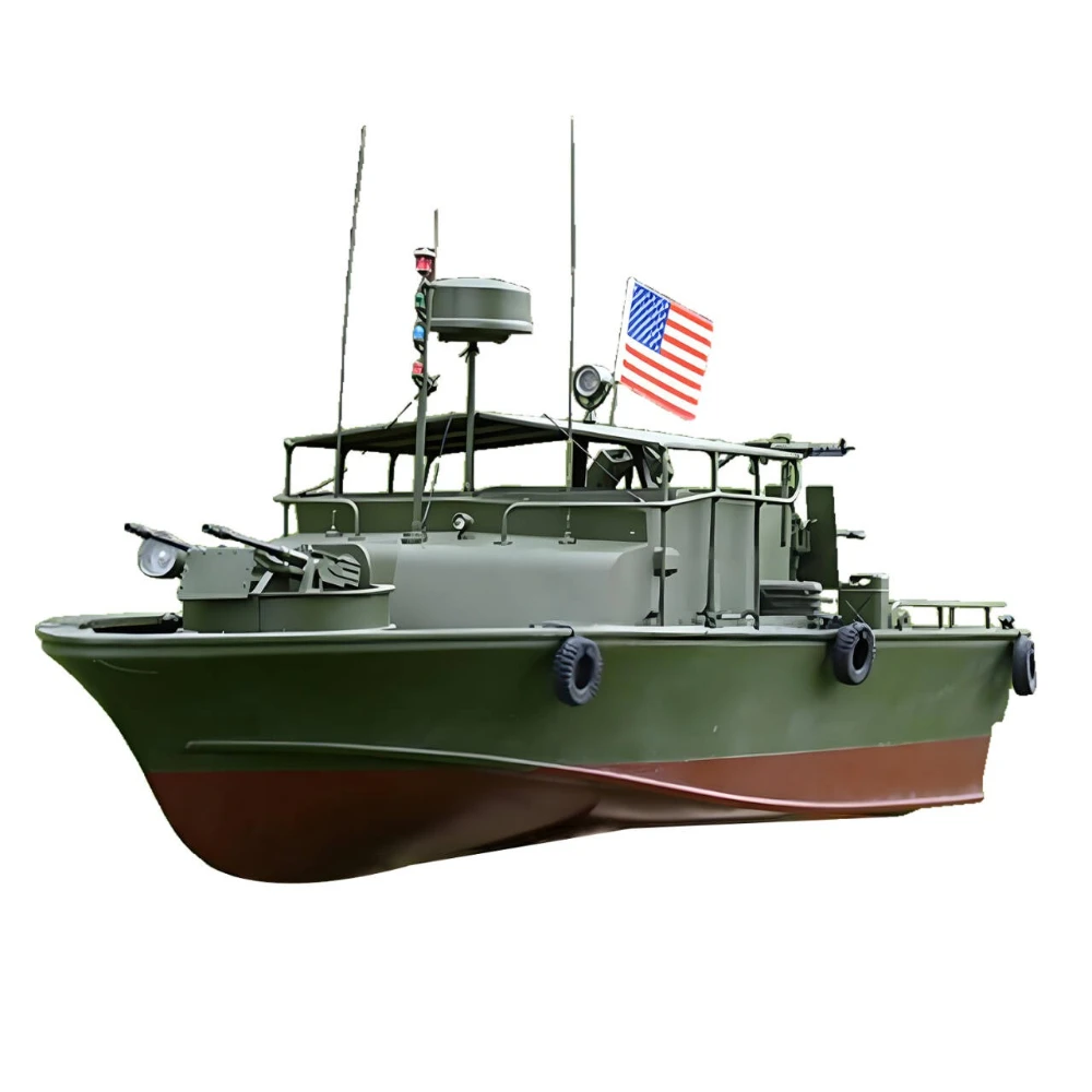 RC Boat 1:18 Inland Patrol Ship RTR Version Water Jet Propulsion Assault Boat Model Adult Remote Control Ship Model Toy