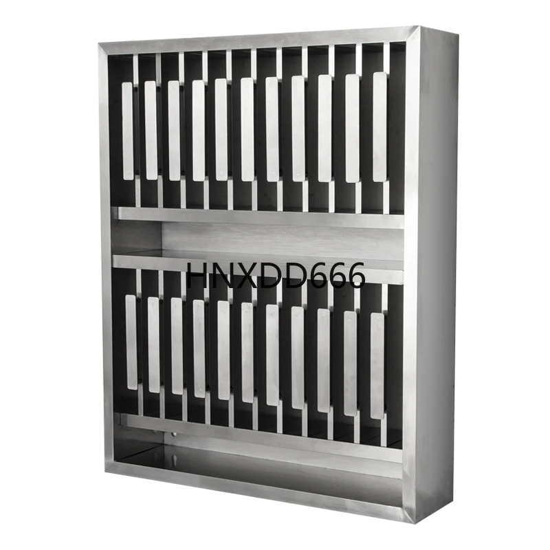 

Barber shop special dye paste hanging display rack stainless steel locker