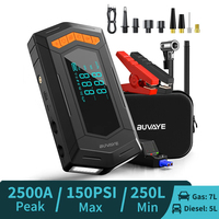 Multifunctional Jump Starter Air Compressor 2000A Car Starter Device 150PSI Tire Pump Fast Pumping For Inflatable Air Bed Tent