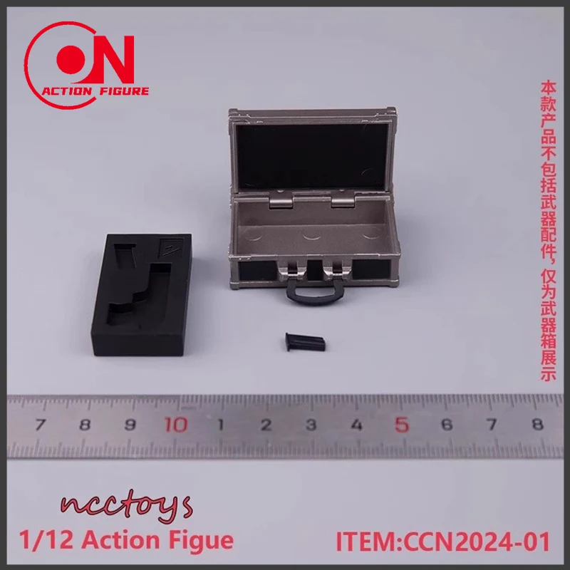 CCN2024 1/12 Schaal Pistool Opbergdoos Draagtas Model Scène Accessoires Props Fit 6 ''Soldaat Action Figure Body