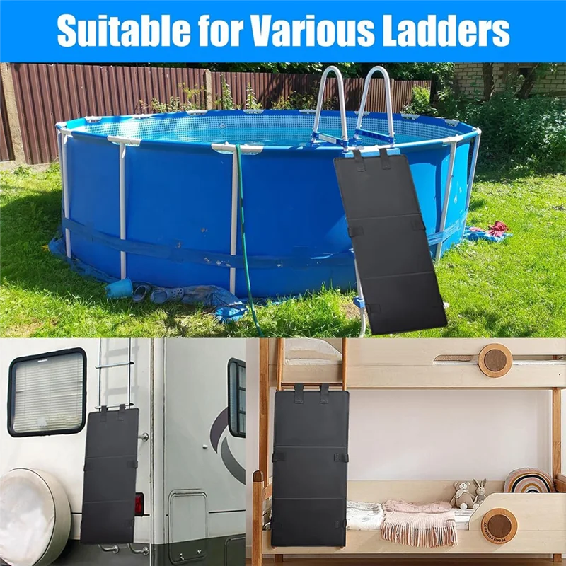 ABLU-Pool Ladder Guard , Pool Ladder Cover To Prevent Children From Climbing Ladders , Bunk Bed Ladder Cover Pad