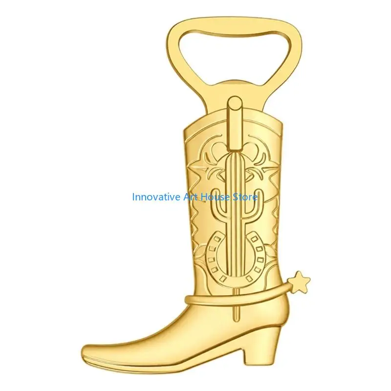 E1PC Country Theme Boot Bottle Opener Set for Reception Guest Tables