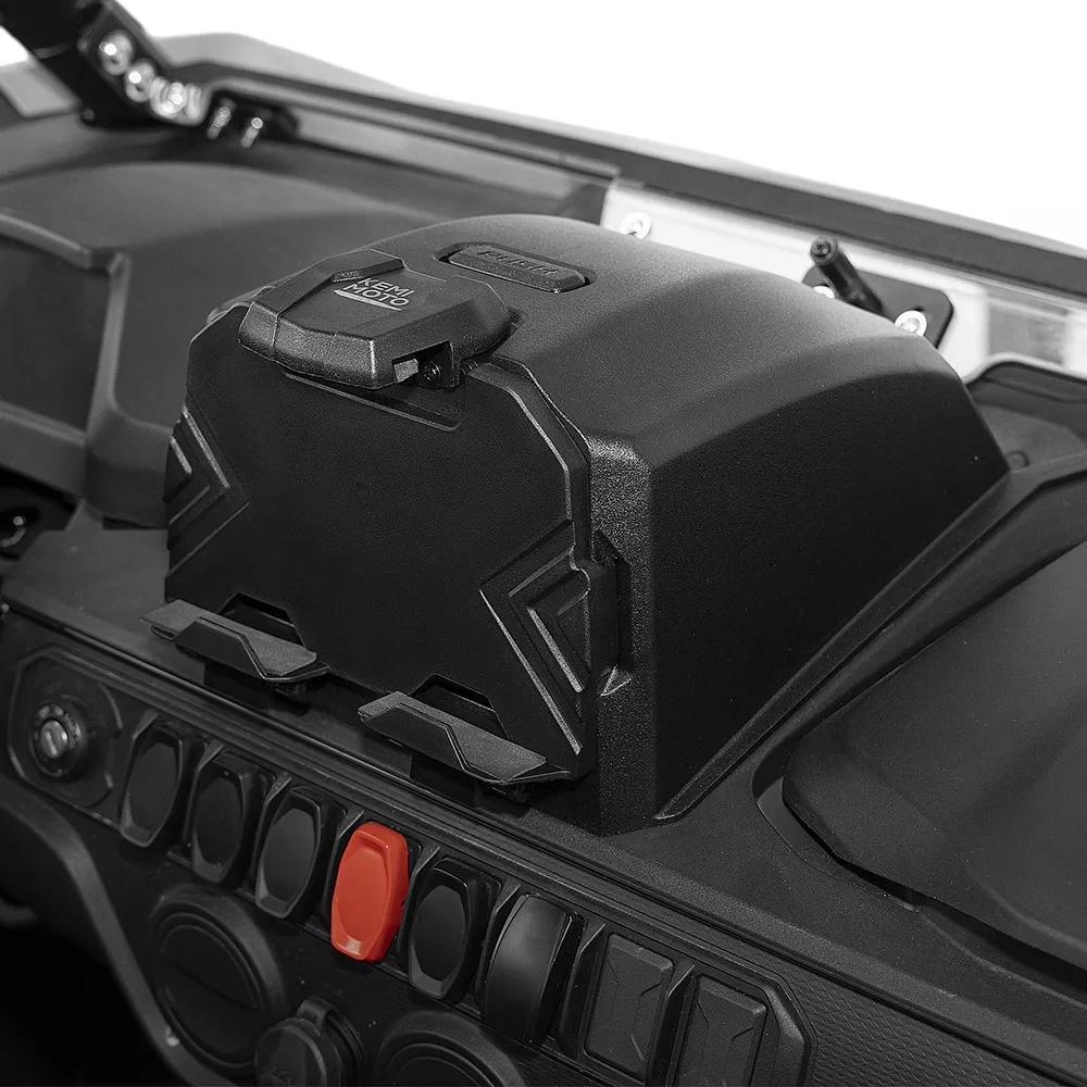 Tablet Holder 8-10L Storage Box Multi-Function Navigation Mount Anti-Vibration For CFMoto ZForce 950 Sport 4 800 Trail 2023-2026