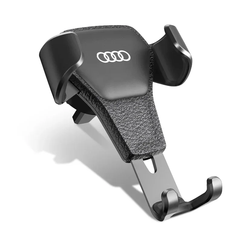 Fahrzeugspezifische GPS-Handyhalterung für Lüftungsschlitze mit Emblem für Audi S-Line TT Q2 Q3 Q5 Q7 Q8 A3 A4 A5 A6 A7 R8 B5 B6 B7 B8 C5