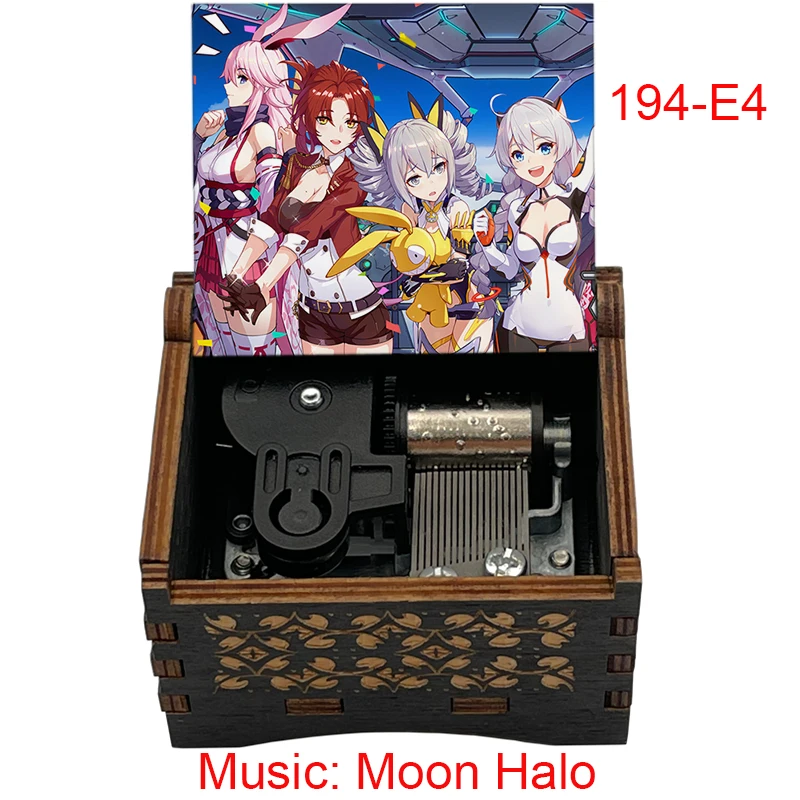 Game Honkai Impact 3 mechanical Music Box Moon Halo music Anime Toy For Kid Gift students birthday gift