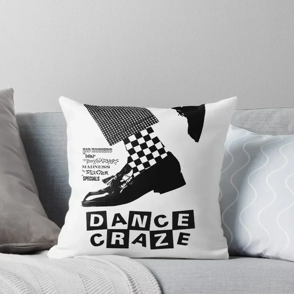 

Ska Dance Craze Throw Pillow Decorative Sofa Cushions Christmas Pillow Cases Decorative pillow case Room decorating items