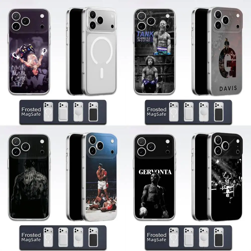 

G-Gervonta Tank Davis Phone Case For iPhone 17,16,15,14,13,12,11,Pro,Max,Plus,E,Air,Mini Magsafe Magnetic Frosted Transparent